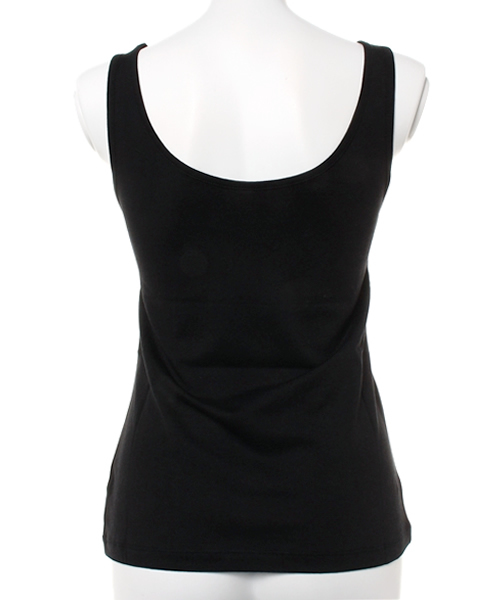 MOUSSY(マウジー)の「BASIC TANK J(タンクトップ・レディース・オフホワイト/ブラック系その他/ブラック・1/2)」の5枚目の写真
