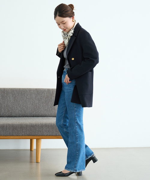 IENA（イエナ）の「ドライウール W前オーバージャケット