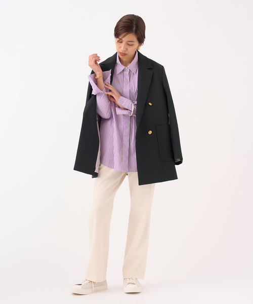 IENA（イエナ）の「ドライウール W前オーバージャケット