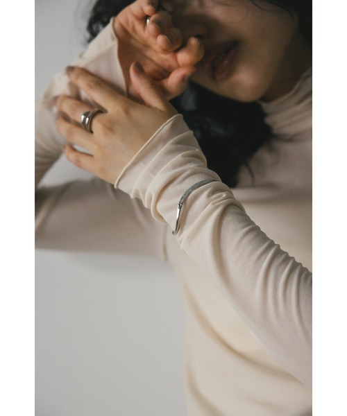 STYLEMIXER（スタイルミキサー）の「カーブバングル（バングル/リストバンド・レディース・ゴールド/シルバー・FREE）」の8枚目の写真