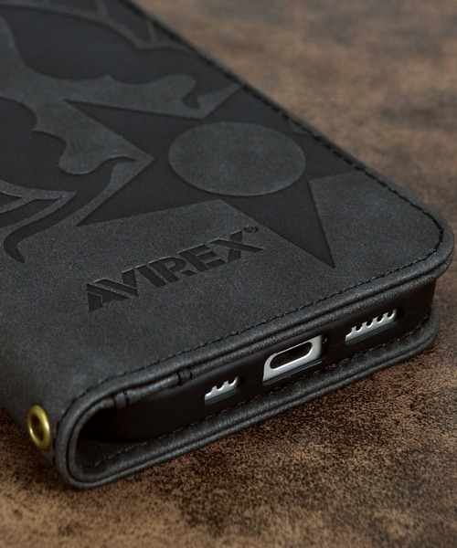 AVIREX(アヴィレックス)の「iPhone17/17Pro/17ProMax/Air iPhone17e iPhone16/16Pro/16e/16ProMax/15/15Pro/14/13 アヴィレックス 「スエード手帳」(スマホケース/カバー・メンズ・ブラック/グレー/カーキ・iPhone 15/iPhone 15 Pro/iPhone 16 Pro Max/iPhone 16 Pro/iPhone 16/iPhone 16e/17e/iPhone 17 Pro Max/iPhone 17/iPhone Air/iPhone 17 Pro)」の6枚目の写真
