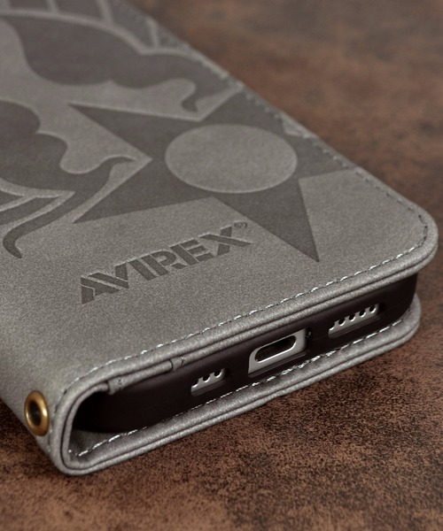 AVIREX(アヴィレックス)の「iPhone17/17Pro/17ProMax/Air iPhone17e iPhone16/16Pro/16e/16ProMax/15/15Pro/14/13 アヴィレックス 「スエード手帳」(スマホケース/カバー・メンズ・ブラック/グレー/カーキ・iPhone 15/iPhone 15 Pro/iPhone 16 Pro Max/iPhone 16 Pro/iPhone 16/iPhone 16e/17e/iPhone 17 Pro Max/iPhone 17/iPhone Air/iPhone 17 Pro)」の11枚目の写真