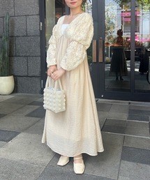one after another NICE CLAUP | 【Sygne】異素材ドッキングワンピース/dress collection(ドレス)