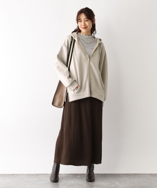 GLOBAL WORK（グローバルワーク）の「ライトクッションZIPパーカー