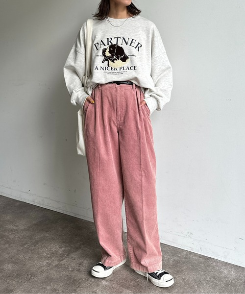 CPCM（シーピーシーエム）の「ピグメントコーデュロイパンツ