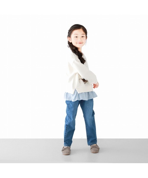 L.COPECK(エルコペック)の「ハイストレッチデニムパンツ(デニムパンツ・キッズ・ネイビー/ブルー/ブルー系・160cm/170cm/150cm)」の6枚目の写真