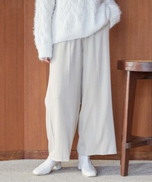 フロントｚｉｐハイウエスト　ストレートパンツ