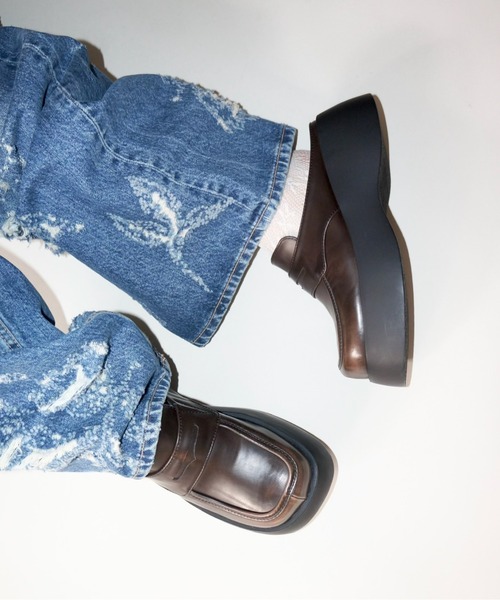 select 】platform mule loafer / ミュールローファー