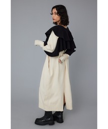 HeRIN.CYE（ヘリンドットサイ）の「Ruffle knit dress ラッフルニット