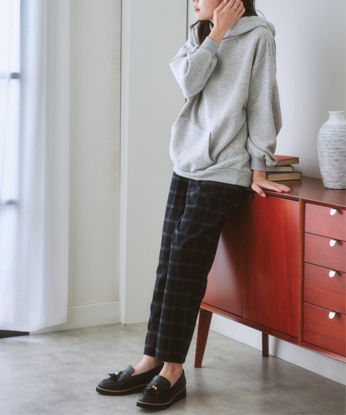 nissen（ニッセン）の「裏起毛袖バルーンパーカー（パーカー・レディース・ネイビー/ブラック/ブルー/アイボリー/杢グレー/ベージュ/ピンク・LL/L/M/S）」の20枚目の写真