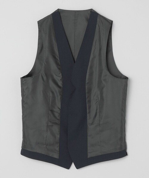 SHIPS Colors（シップス カラーズ）の「SHIPS Colors:〈洗濯機可能〉T/W ベスト（スーツベスト・メンズ・ブラック/ネイビー/コバルトブルー・44/48/46）」の4枚目の写真