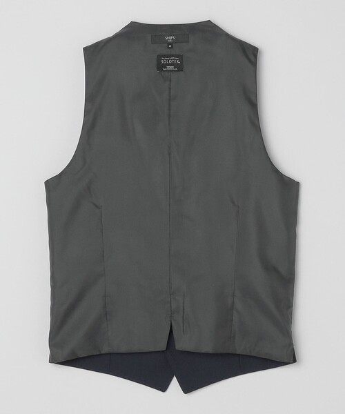 SHIPS Colors（シップス カラーズ）の「SHIPS Colors:〈洗濯機可能〉T/W ベスト（スーツベスト・メンズ・ブラック/ネイビー/コバルトブルー・44/48/46）」の6枚目の写真