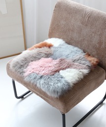 sankyo shokai（サンキョウショウカイ）の「ふわふわムートンクッション チェアマット座布団（クッション/クッションカバー）」