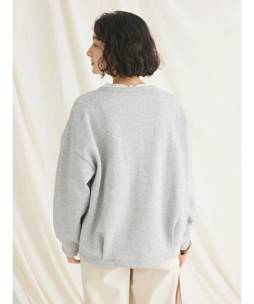 CRAFT STANDARD BOUTIQUE(クラフトスタンダードブティック)の「裏起毛リングドットカーディガン(カーディガン/ボレロ・レディース・杢グレー/レッド/ブラック/ホワイト系その他/アイボリー・FREE)」の14枚目の写真