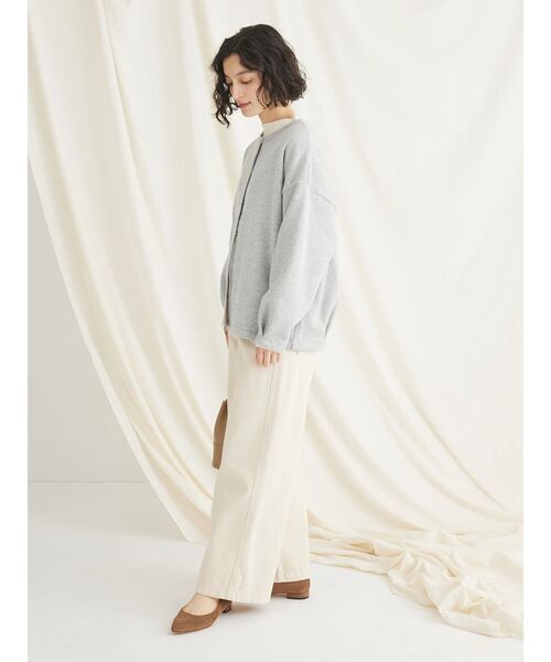 CRAFT STANDARD BOUTIQUE(クラフトスタンダードブティック)の「裏起毛リングドットカーディガン(カーディガン/ボレロ・レディース・杢グレー/レッド/ブラック/ホワイト系その他/アイボリー・FREE)」の16枚目の写真