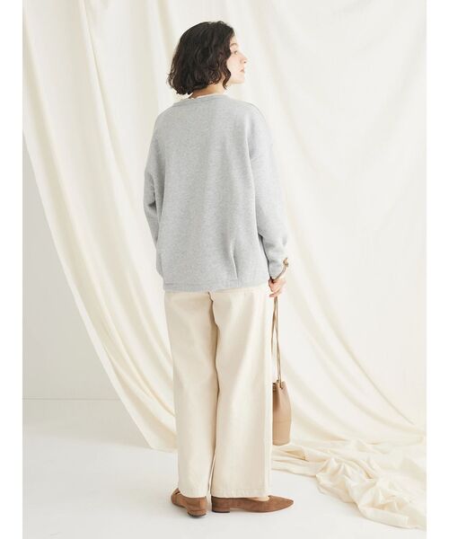 CRAFT STANDARD BOUTIQUE(クラフトスタンダードブティック)の「裏起毛リングドットカーディガン(カーディガン/ボレロ・レディース・杢グレー/レッド/ブラック/ホワイト系その他/アイボリー・FREE)」の17枚目の写真