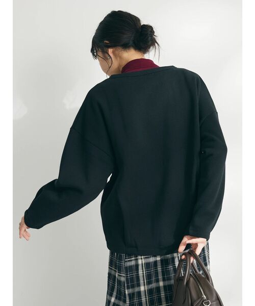 CRAFT STANDARD BOUTIQUE(クラフトスタンダードブティック)の「裏起毛リングドットカーディガン(カーディガン/ボレロ・レディース・杢グレー/レッド/ブラック/ホワイト系その他/アイボリー・FREE)」の20枚目の写真