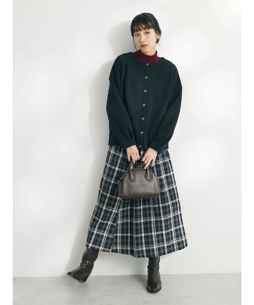 CRAFT STANDARD BOUTIQUE(クラフトスタンダードブティック)の「裏起毛リングドットカーディガン(カーディガン/ボレロ・レディース・杢グレー/レッド/ブラック/ホワイト系その他/アイボリー・FREE)」の21枚目の写真