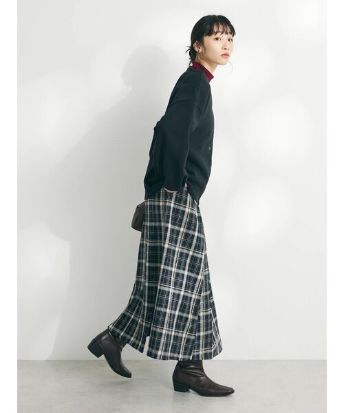 CRAFT STANDARD BOUTIQUE(クラフトスタンダードブティック)の「裏起毛リングドットカーディガン(カーディガン/ボレロ・レディース・杢グレー/レッド/ブラック/ホワイト系その他/アイボリー・FREE)」の22枚目の写真