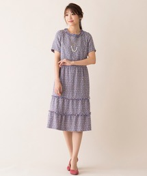 【セットアップ対応】ファンシーツイードワンピース