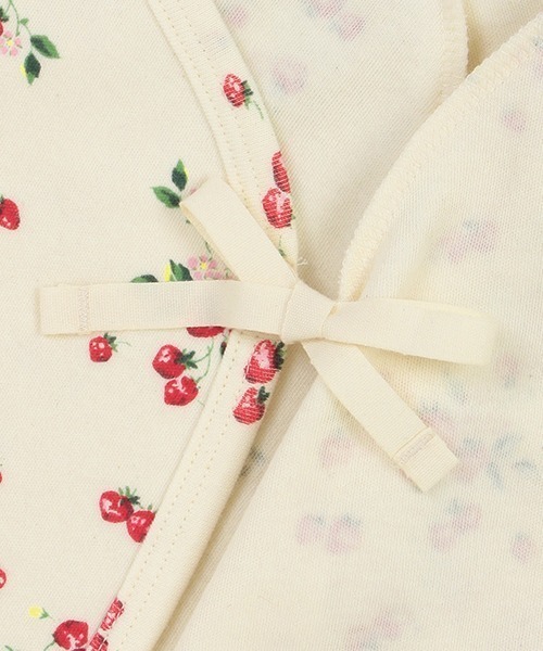 sense of wonder（センスオブワンダー）の「野イチゴ総柄ＮＥＷＢＯＲＮウェア（ロンパース・キッズ・キナリ・50-60cm）」の6枚目の写真