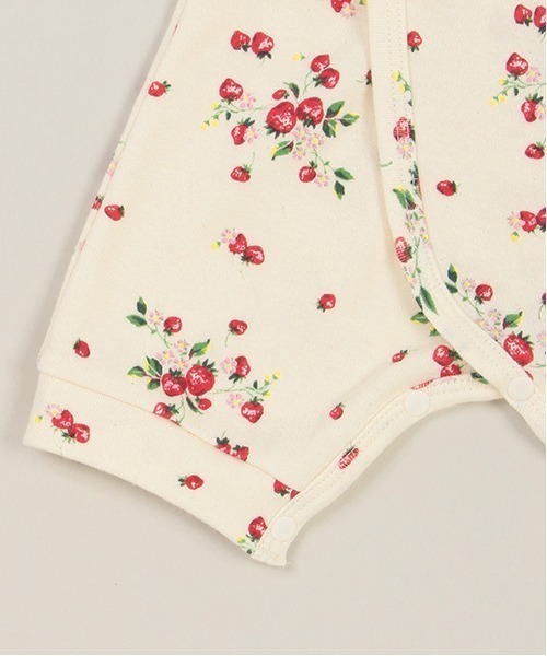 sense of wonder（センスオブワンダー）の「野イチゴ総柄ＮＥＷＢＯＲＮウェア（ロンパース・キッズ・キナリ・50-60cm）」の7枚目の写真