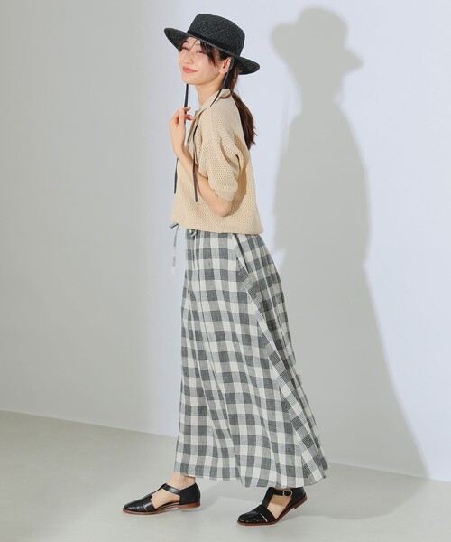 B:MING by BEAMS（ビーミングバイビームス）の「B:MING by BEAMS / ニット ポロシャツ（ポロシャツ・レディース・ホワイト系その他5/ネイビー・ONE SIZE）」の6枚目の写真