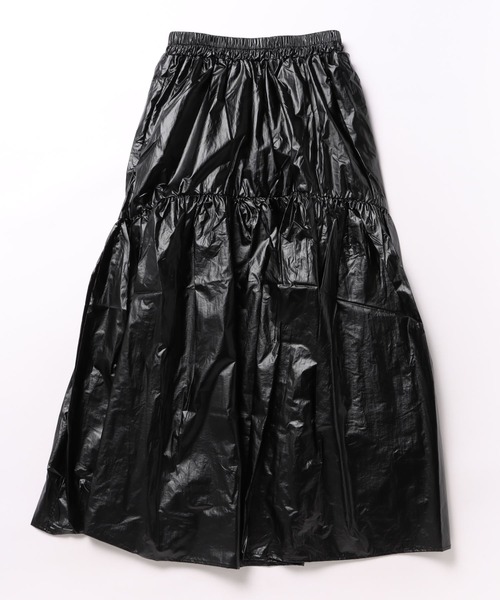 CORNERS（コーナーズ）の「メタリックギャザーフレアスカート（スカート・レディース・ゴールド/ブラック/シルバー・M）」の14枚目の写真
