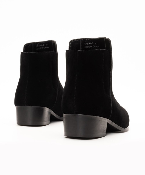 SVEC（シュベック）の「アシンメトリー サイドゴア チェルシーブーツ（ブーツ・メンズ・ブラック/ブラック系その他・40/41/42/43/44/45）」の20枚目の写真