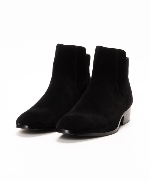 SVEC（シュベック）の「アシンメトリー サイドゴア チェルシーブーツ（ブーツ・メンズ・ブラック/ブラック系その他・40/41/42/43/44/45）」の4枚目の写真