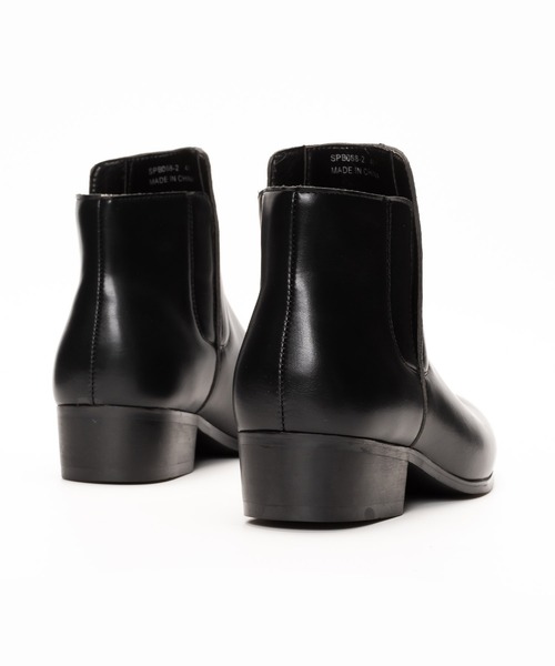 SVEC（シュベック）の「アシンメトリー サイドゴア チェルシーブーツ（ブーツ・メンズ・ブラック/ブラック系その他・40/41/42/43/44/45）」の7枚目の写真