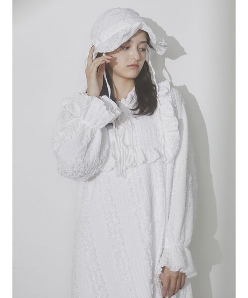 merry jenny ribbonフリルハット ribbonフリルハット[品番：MKSW0063413]｜merry jenny