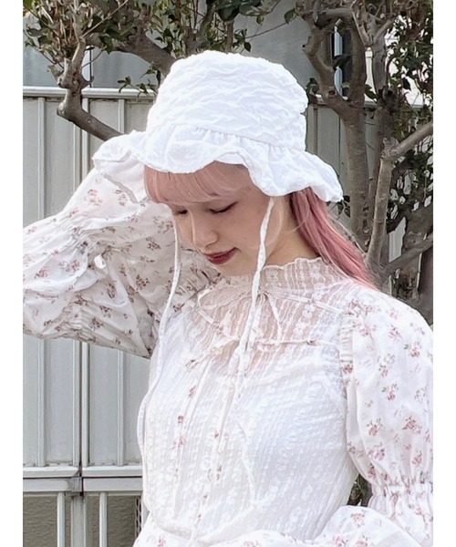 merry jenny（メリージェニー）の「fluffy ribbon hat（ハット）」 - WEAR