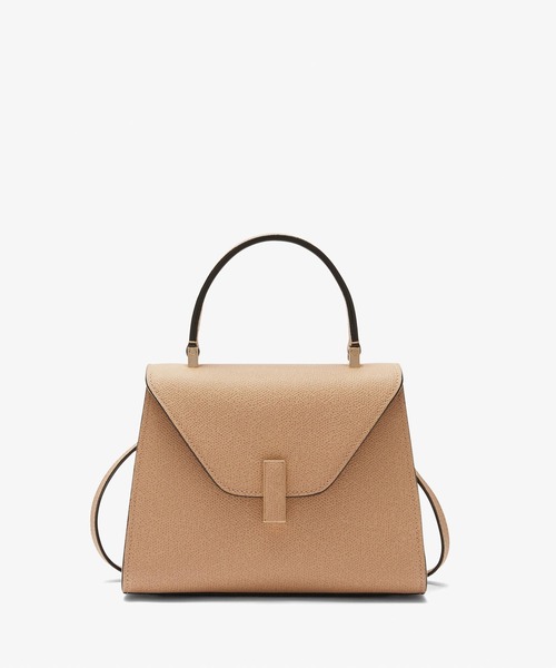 Valextra（ヴァレクストラ）の「ミニ イジィデ（ハンドバッグ・レディース・ブラウン系2/ピンク系1/ベージュ系1/イエロー系1/ダークグレー/レッド/ブルー系2/オフホワイト/ピンク系2・ONE SIZE）」の4枚目の写真