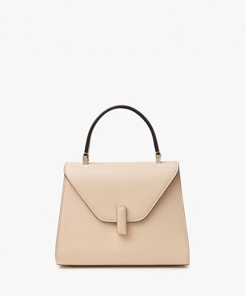 Valextra（ヴァレクストラ）の「ミニ イジィデ（ハンドバッグ・レディース・ブラウン系2/ピンク系1/ベージュ系1/イエロー系1/ダークグレー/レッド/ブルー系2/オフホワイト/ピンク系2・ONE SIZE）」の7枚目の写真