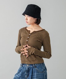 X-girl | STRIPED FITTED TOP(Tシャツ/カットソー)