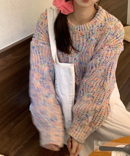❤︎新品❤︎ NKNIT❤︎ mulch color KNITマルチカラーニット ❤︎新品❤︎ NKNIT❤︎ mulch color KNITマルチカラーニット