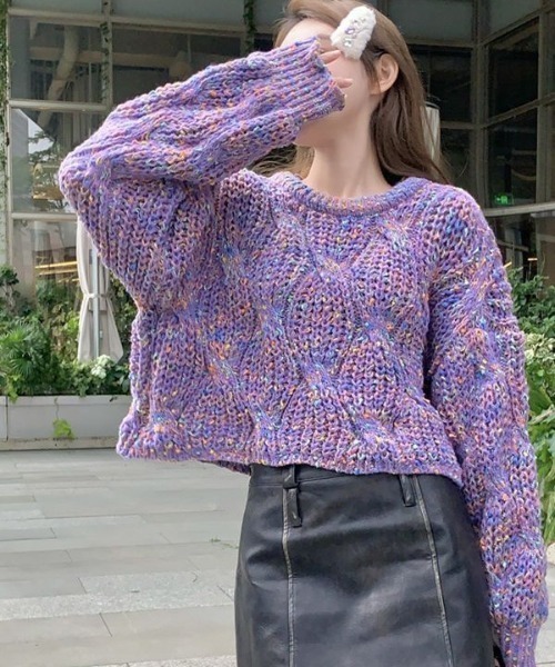 ❤︎新品❤︎ NKNIT❤︎ mulch color KNITマルチカラーニット ❤︎新品❤︎ NKNIT❤︎ mulch color KNITマルチカラーニット