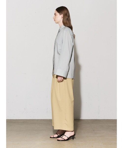 MIDIUMISOLID(ミディウミソリッド)の「MIDIUMISOLID for Ladies ワイドスリーブシャツ(シャツ/ブラウス・レディース・ピンク/オフホワイト/グレー/ブラック・FREE)」の6枚目の写真