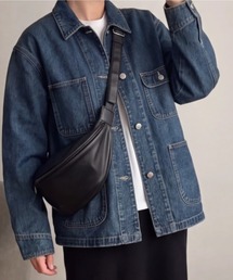 Cassette Chart（カセットチャート）の「【RED CARD】デニムジャケット Chore Coat カバーオール ユニセックス UNISEX（デニムジャケット）」