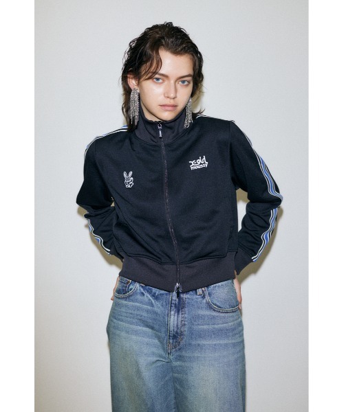 MOUSSY(マウジー)の「XG COMPACT TRACK ジャケット(その他アウター・レディース・ブラック/ブラウン/アイボリー・FREE)」の4枚目の写真