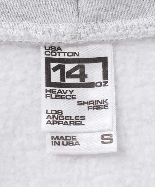 FRAMeWORK(フレームワーク)の「【LOS ANGELES APPAREL / ロサンゼルスアパレル】 HOOD SWEAT SHIRT(パーカー・レディース・ライトグレー/ホワイト・SMALL)」の7枚目の写真