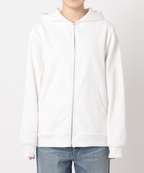 FRAMeWORK(フレームワーク)の「【LOS ANGELES APPAREL / ロサンゼルスアパレル】 HOOD SWEAT SHIRT(パーカー・レディース・ライトグレー/ホワイト・SMALL)」の10枚目の写真