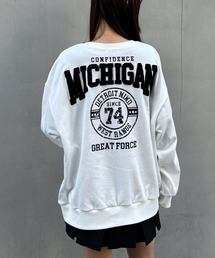 INGNI | Backカレッジサークルロゴスウェットチュニック(スウェット)