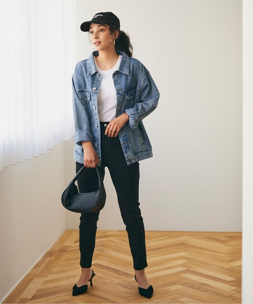 coca(coca)(コカ)の「ロゴ刺繍キャップ(キャップ・レディース・ブラック/ネイビー・ONE SIZE)」の6枚目の写真