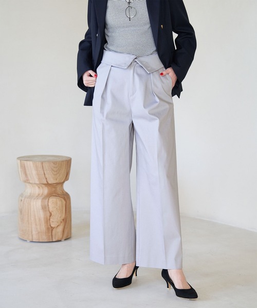 セール】防汚加工/タックワイドパンツ（その他パンツ）｜ROPE' PICNIC