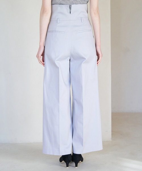 ROPE' PICNIC(ロペピクニック)の「防汚加工/タックワイドパンツ(その他パンツ・レディース・サックスブルー/ベージュ/ネイビー/ホワイト・40/38/36)」の5枚目の写真