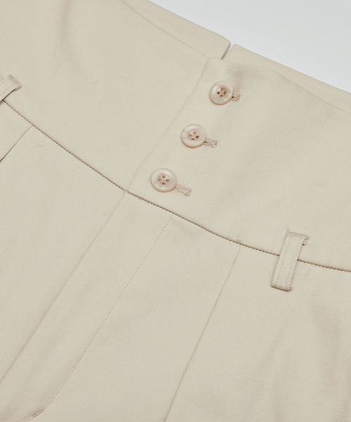 ROPE' PICNIC(ロペピクニック)の「防汚加工/タックワイドパンツ(その他パンツ・レディース・サックスブルー/ベージュ/ネイビー/ホワイト・40/38/36)」の14枚目の写真