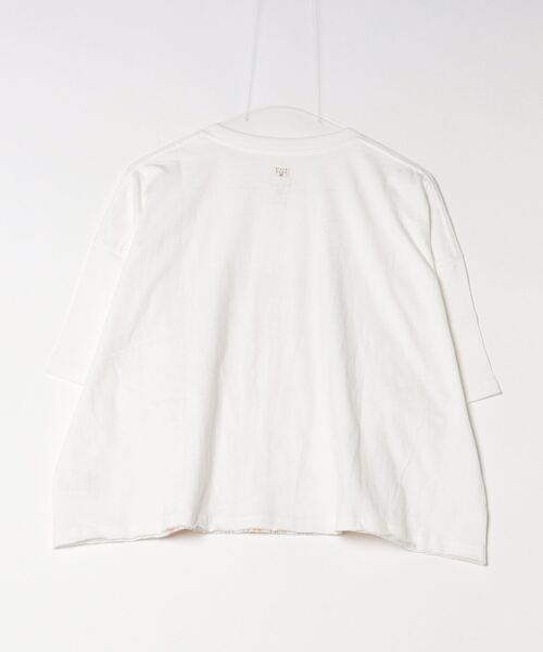 BILLABONG(ビラボン)の「BILLABONG/ビラボン Tシャツ ワイドルーズシルエット クロップド丈 BE013-207(Tシャツ/カットソー・レディース・ライトブルー/ホワイト/イエロー/スミクロ・M)」の5枚目の写真
