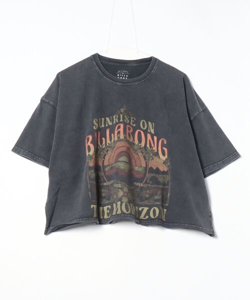 BILLABONG(ビラボン)の「BILLABONG/ビラボン Tシャツ ワイドルーズシルエット クロップド丈 BE013-207(Tシャツ/カットソー・レディース・ライトブルー/ホワイト/イエロー/スミクロ・M)」の15枚目の写真